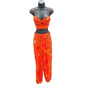 Stylish Orange Women's Jumpsuit
